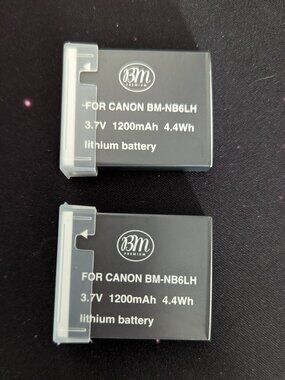 2x Canon NB-6LH Battery Replacement – PowerShot SX / S Series